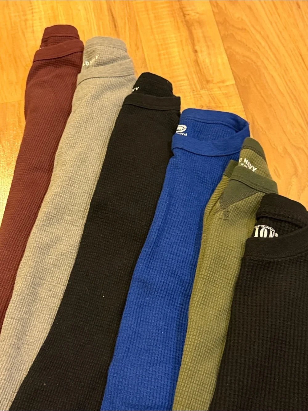 4 caps 1 cardigan 2 long sleeve tees 6 thermals